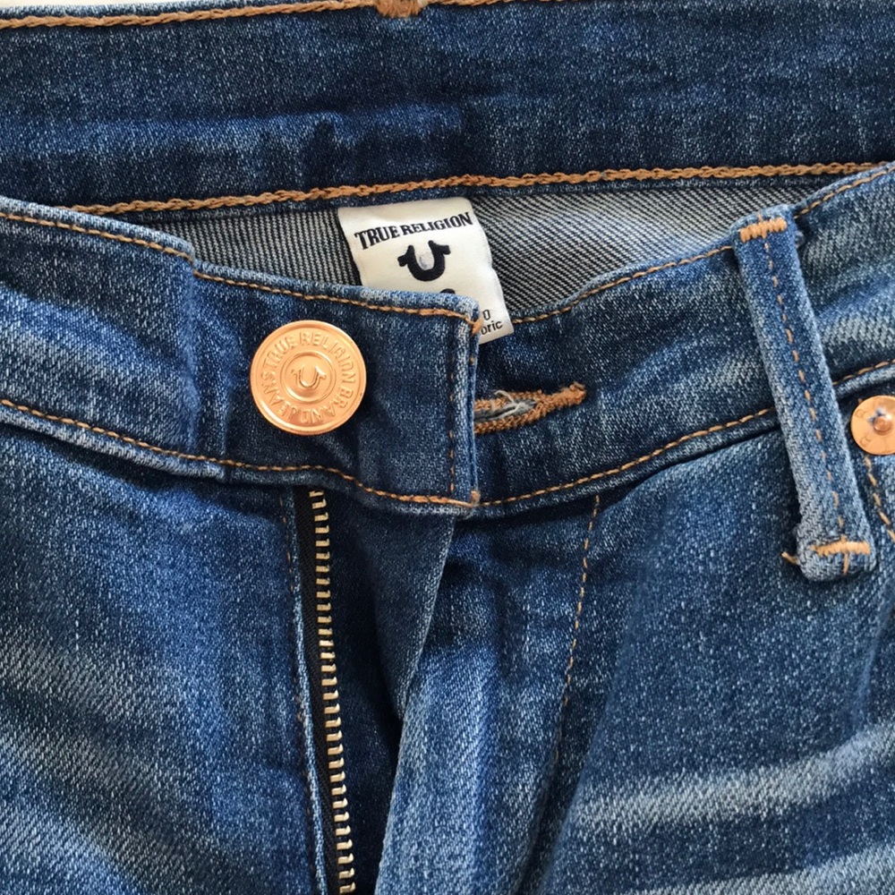 Blue jean mid rise super skinny - Picture 4 of 6